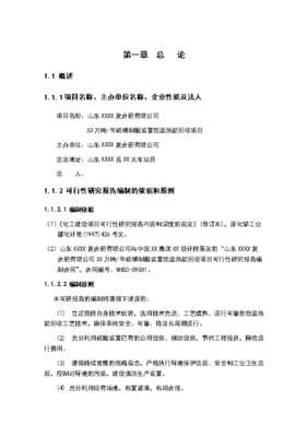 硫磺制酸装置低温热能回收项目可行性建议书.doc